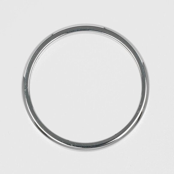 TIFFANY&Co. forever classic band Ring 0.1" model Pt950Platinum #7.8(US Siz... - Picture 9 of 9